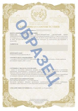 Образец Сертификат СТО 01.064.00220722.2-2020 Камышин Сертификат СТО 01.064.00220722.2-2020 